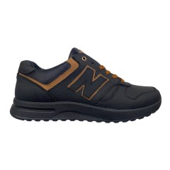 Кроссовки мужские кожаные New Balance 198 01 круз (mercuru) черные