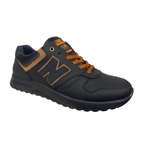 Кроссовки мужские кожаные New Balance 198 01 круз (mercuru) черные