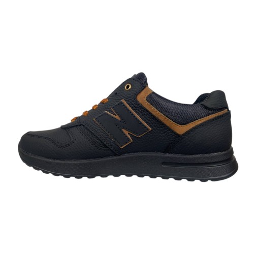 Кроссовки мужские кожаные New Balance 198 01 круз (mercuru) черные