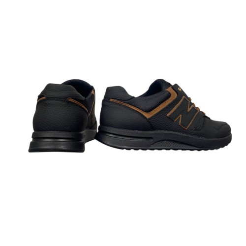Кроссовки мужские кожаные New Balance 198 01 круз (mercuru) черные