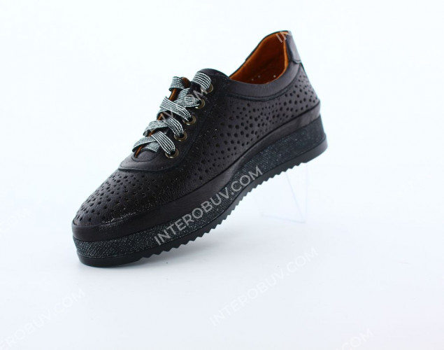 Кроссовки Женские кожаные PRELLESTA 545 мавы 10