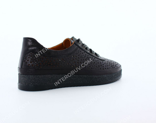 Кроссовки Женские кожаные PRELLESTA 545 мавы 10