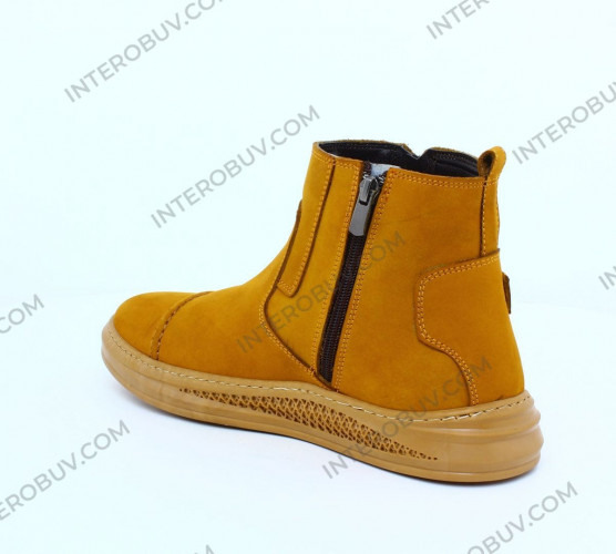 Ботинки Мужские кожаные DUGATI 3 Timberlend желтый