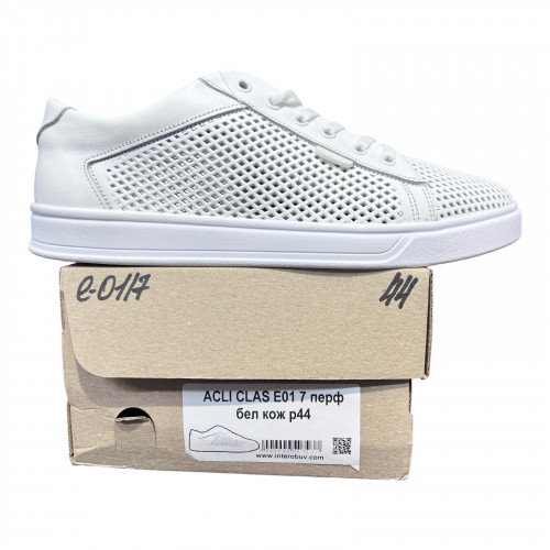 Кеды Мужские кожаные ACLI CLAS E01 7 перфорация