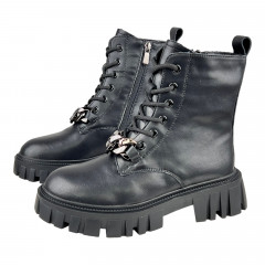 Ботинки Женские кожаные IT TS E5011-6 Black
