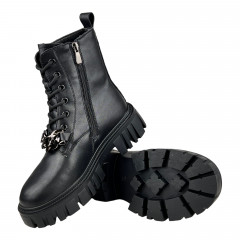 Ботинки Женские кожаные IT TS E5011-6 Black