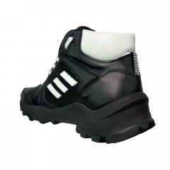 Кроссовки мужские кожаные ACLI CLAS А 7/10 01 черный мех 