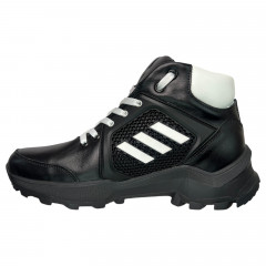 Кроссовки мужские кожаные ACLI CLAS А 7/10 01 черный мех 