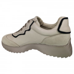 Кроссовки женские кожаные DITAS K 31/1 бежевые капучино.