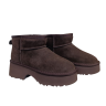 Угги жіночі замшеві UGG 140-2 шоколадні хутро