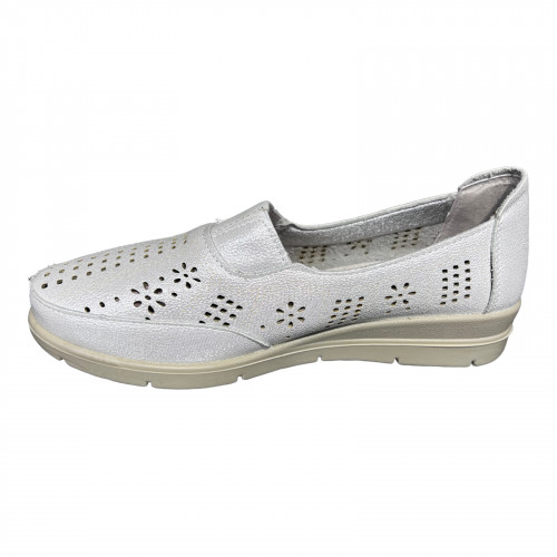 Балетки Женские кожаные BODRUM L0046 золотой1