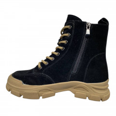 Черевики жіночі шкіряні IT TS E706-A чорні байка