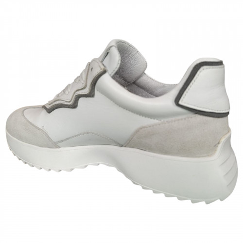 Кросівки жіночі шкіряні DITAS K 31/2 білі сірі