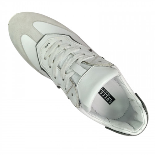 Кросівки жіночі шкіряні DITAS K 31/2 білі сірі