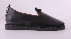 Балетки Женские кожаные CLAIRE 276 черный