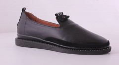 Балетки Женские кожаные CLAIRE 276 черный