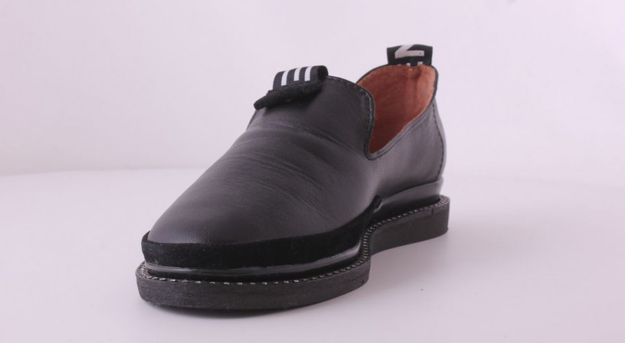 Балетки Женские кожаные CLAIRE 276 черный