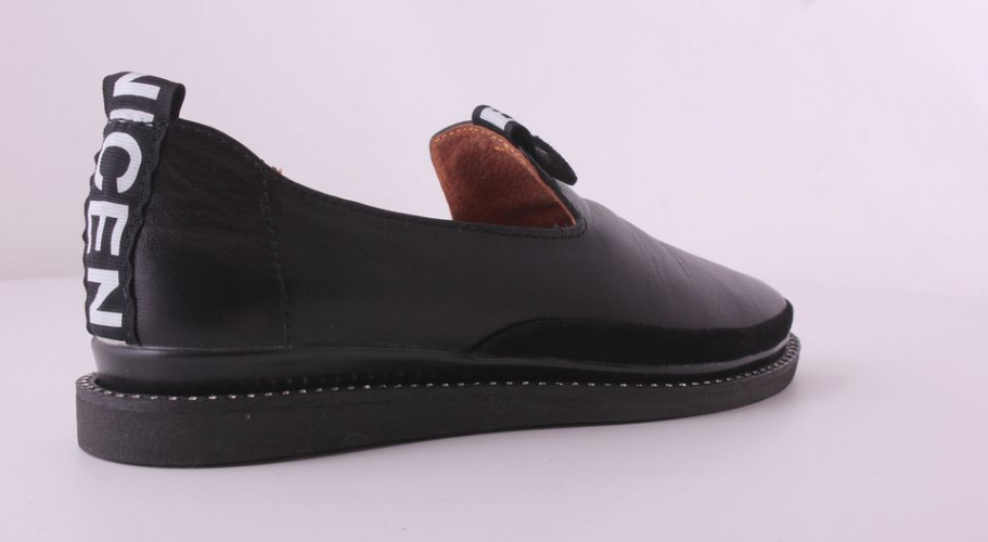 Балетки Женские кожаные CLAIRE 276 черный