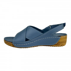 Босоножки Женские кожаные RIKEL 311 15 mavi