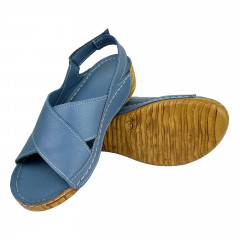 Босоножки Женские кожаные RIKEL 311 15 mavi