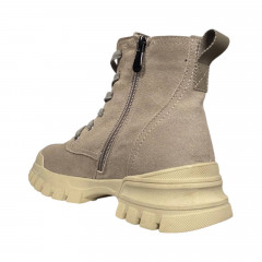 Черевики жіночі замшві IT TS E827C сірі байка