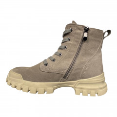 Черевики жіночі замшві IT TS E827C сірі байка