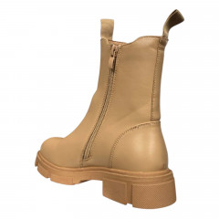 Черевики жіночі шкіряні WNX 717-5 бежеві байка