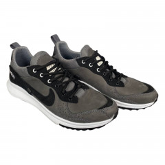 Кроссовки мужские кожаные ICEFIELD 308 серые черные