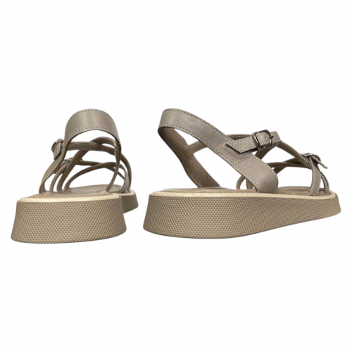 Босоножки Женские кожаные Pandora 1425 04 бежевые