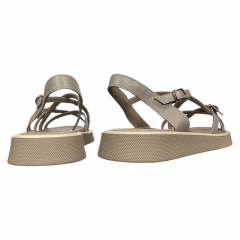 Босоножки Женские кожаные Pandora 1425 04 бежевые