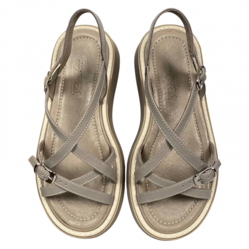 Босоножки Женские кожаные Pandora 1425 04 бежевые