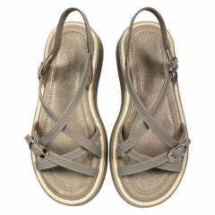 Босоножки Женские кожаные Pandora 1425 04 бежевые