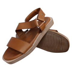 Босоніжкі жіночі шкіряні ANNA LUCCI D107 08 коричневі