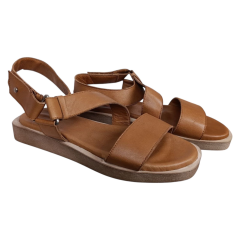 Босоніжкі жіночі шкіряні ANNA LUCCI D107 08 коричневі