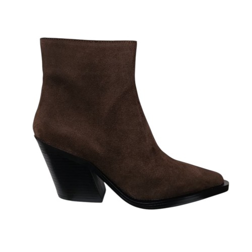 Ботинки женские замшевые ESHION SHOES 875 11 шоколадные байки