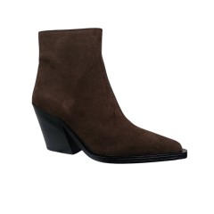 Ботинки женские замшевые ESHION SHOES 875 11 шоколадные байки