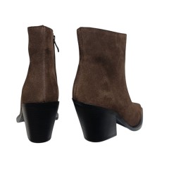 Ботинки женские замшевые ESHION SHOES 875 11 шоколадные байки