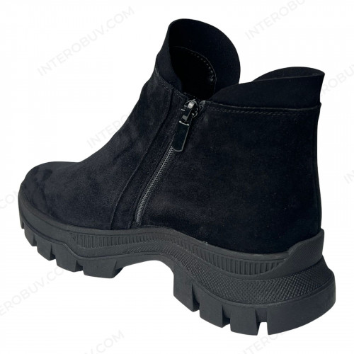 Ботинки Женские кожаные челси LONYS 02 5 замш байка