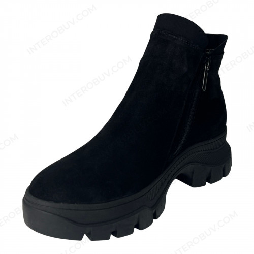 Ботинки Женские кожаные челси LONYS 02 5 замш байка