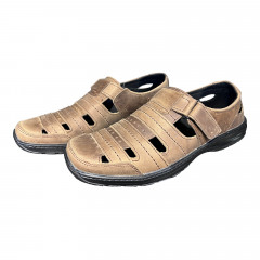 Босоніжки Чоловічі шкіряні NIKE 8 оливка