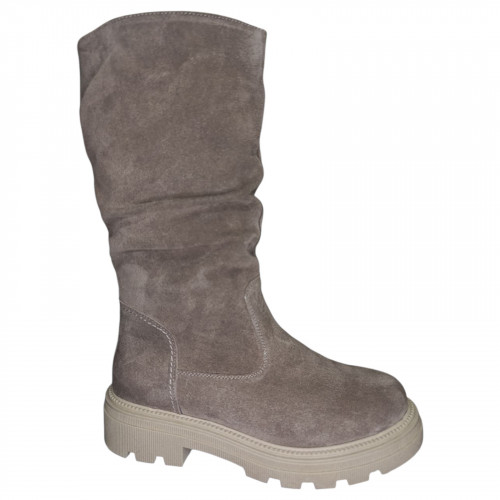 Чоботи жіночі замшеві ANDALINI Ніка 07 візон хутро