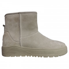  Угги женские замшевые MASIS 7090 04 бежевый мех