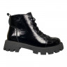 Черевики жіночі шкіряні лак ILONA 385/940 чорні байка