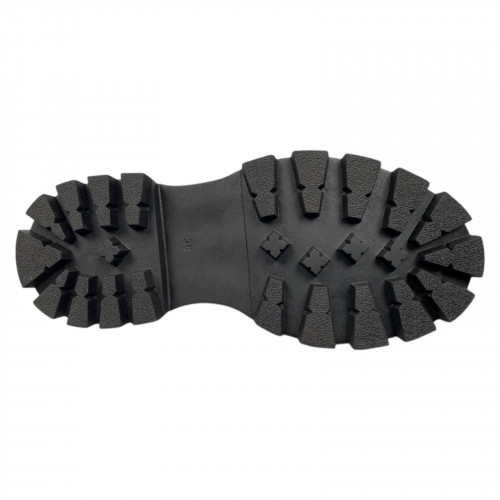 Черевики жіночі шкіряні лак ILONA 385/940 чорні байка