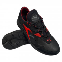 Кроссовки мужские кожаные ICEFIELD PRS черные красные