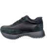 Кроссовки женские WOMAN MYTHZT 8187 кожа+замша мех черный