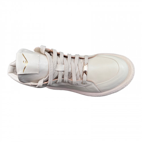 Ботинки Женские кожаные CAMELLIA M85 молочный