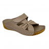 Шлепанцы Женские кожаные RIKEL 243 s grey