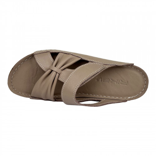 Шлепанцы Женские кожаные RIKEL 243 s grey