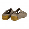 Шлепанцы Женские кожаные RIKEL 243 s grey